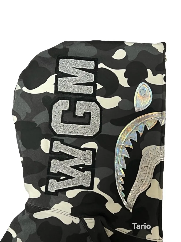 A BATHING APE  |Camouflage Street Style Long Sleeves Cotton Hoodies