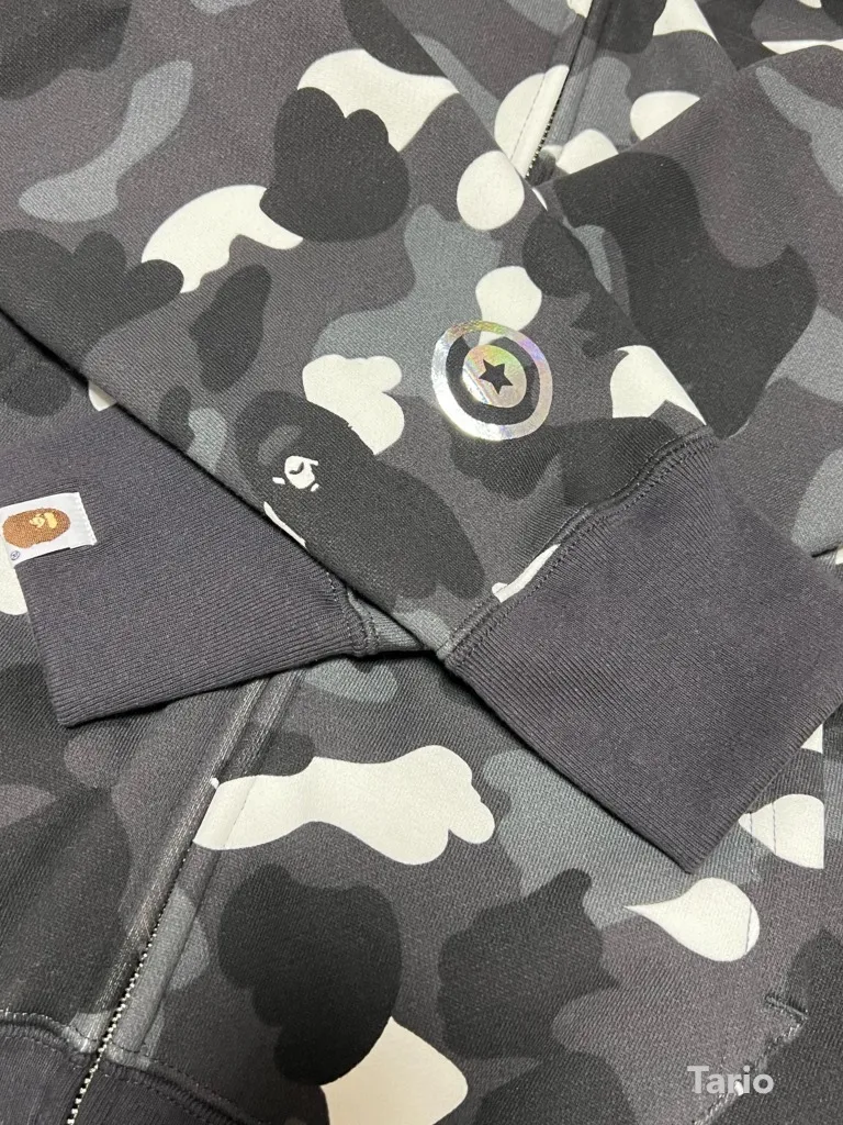 A BATHING APE  |Camouflage Street Style Long Sleeves Cotton Hoodies