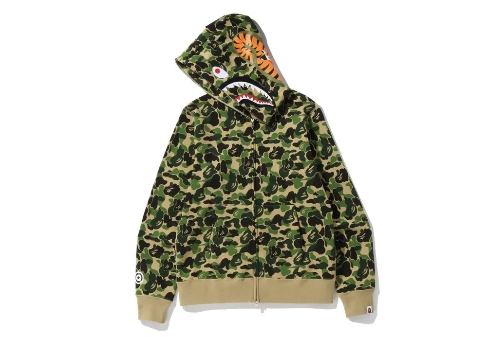 A BATHING APE  |Unisex Street Style Long Sleeves Cotton Logo Hoodies