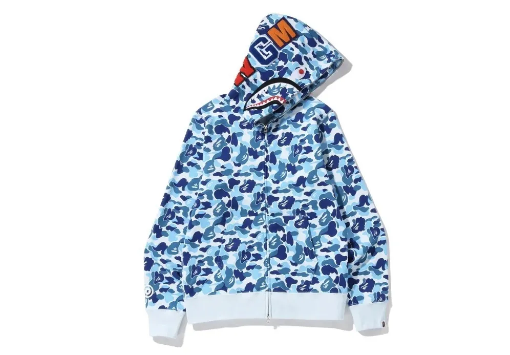 A BATHING APE  |Unisex Street Style Long Sleeves Cotton Logo Hoodies