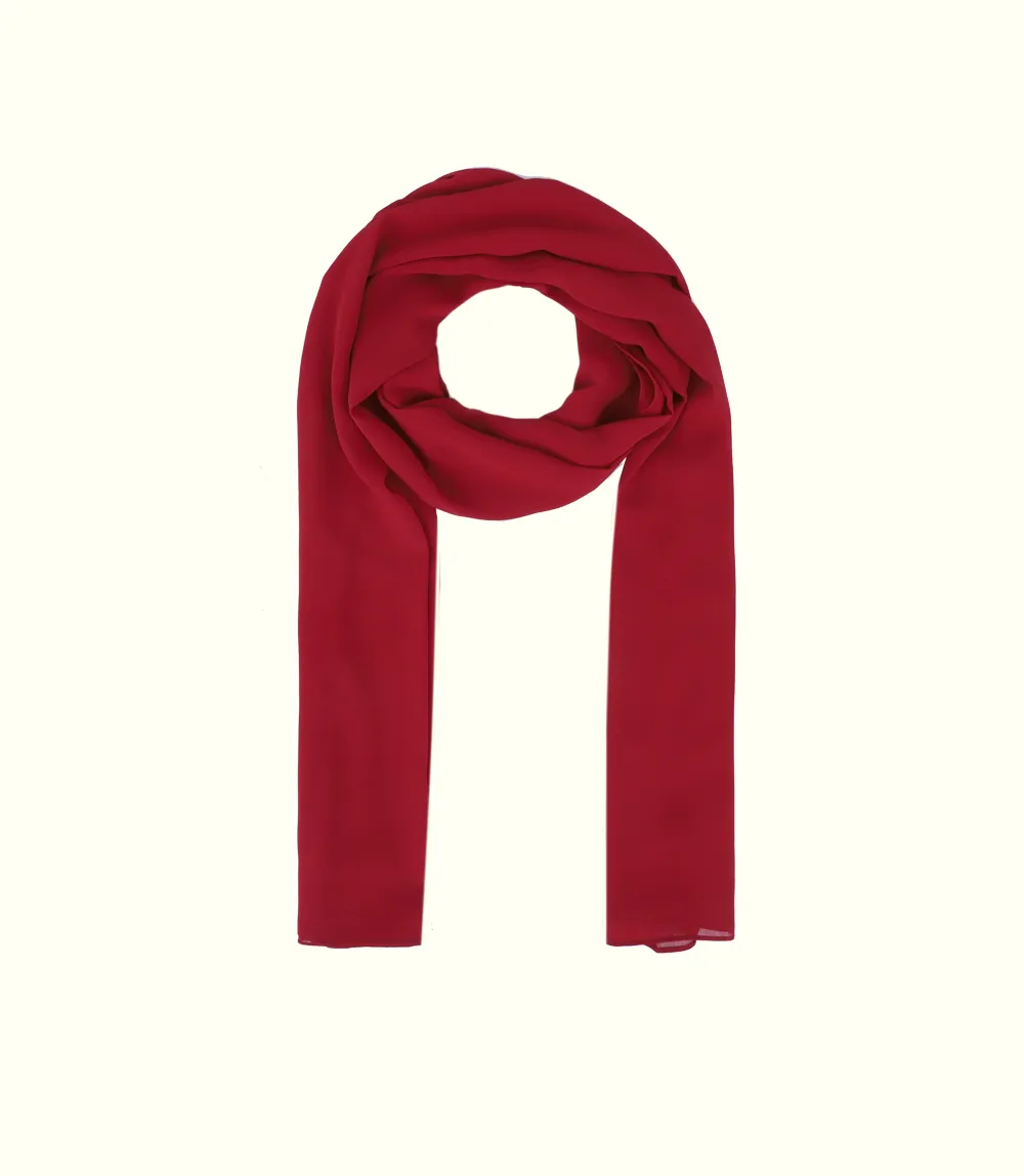 A4967-MAROON-Scarf For Women