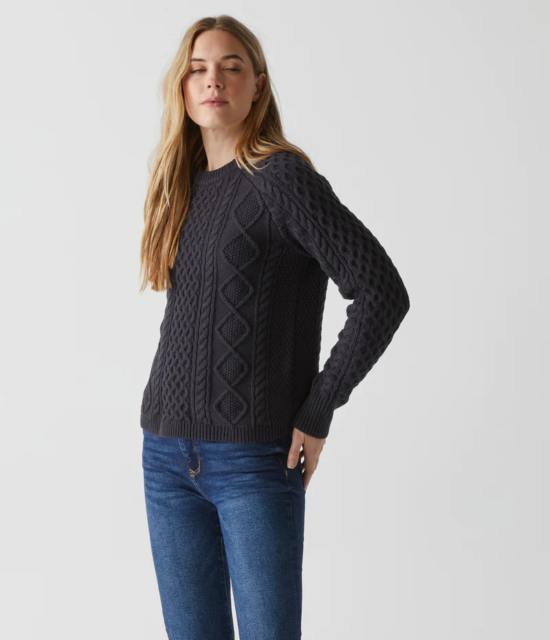 ADINA CABLE KNIT SWEATER