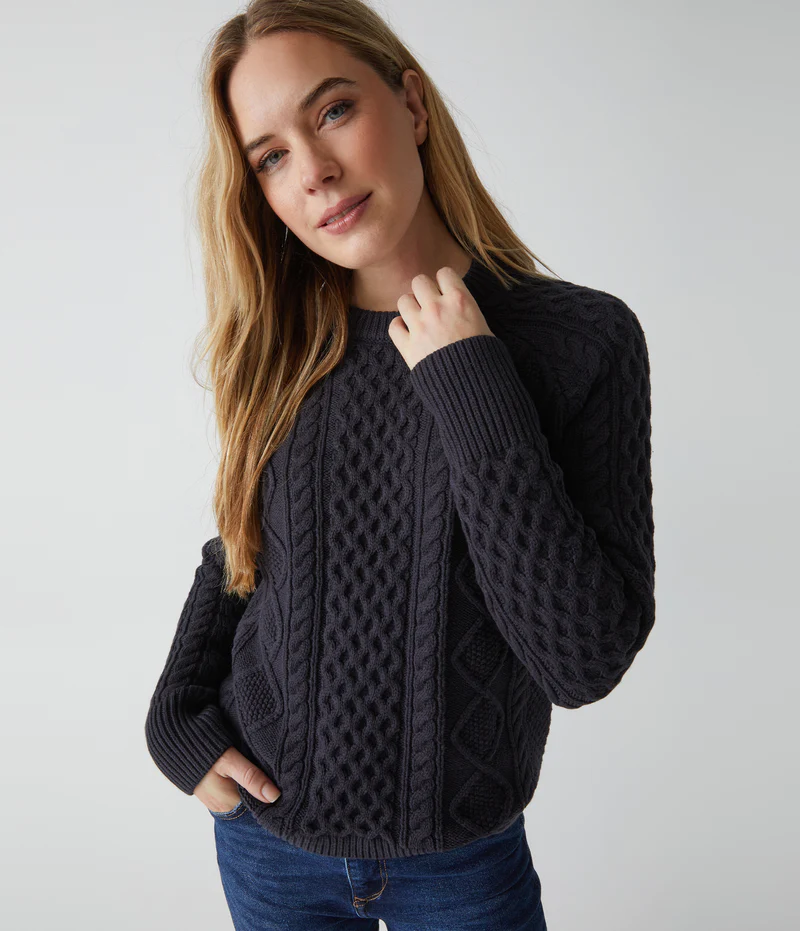 ADINA CABLE KNIT SWEATER