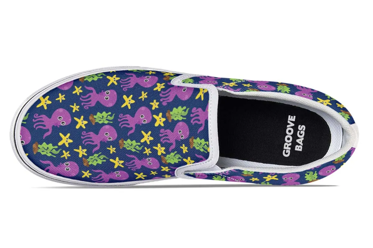 Adorable Octopus Pattern Slip-On Shoes