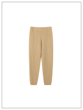 Adult Cable Knit Leggings in Sand