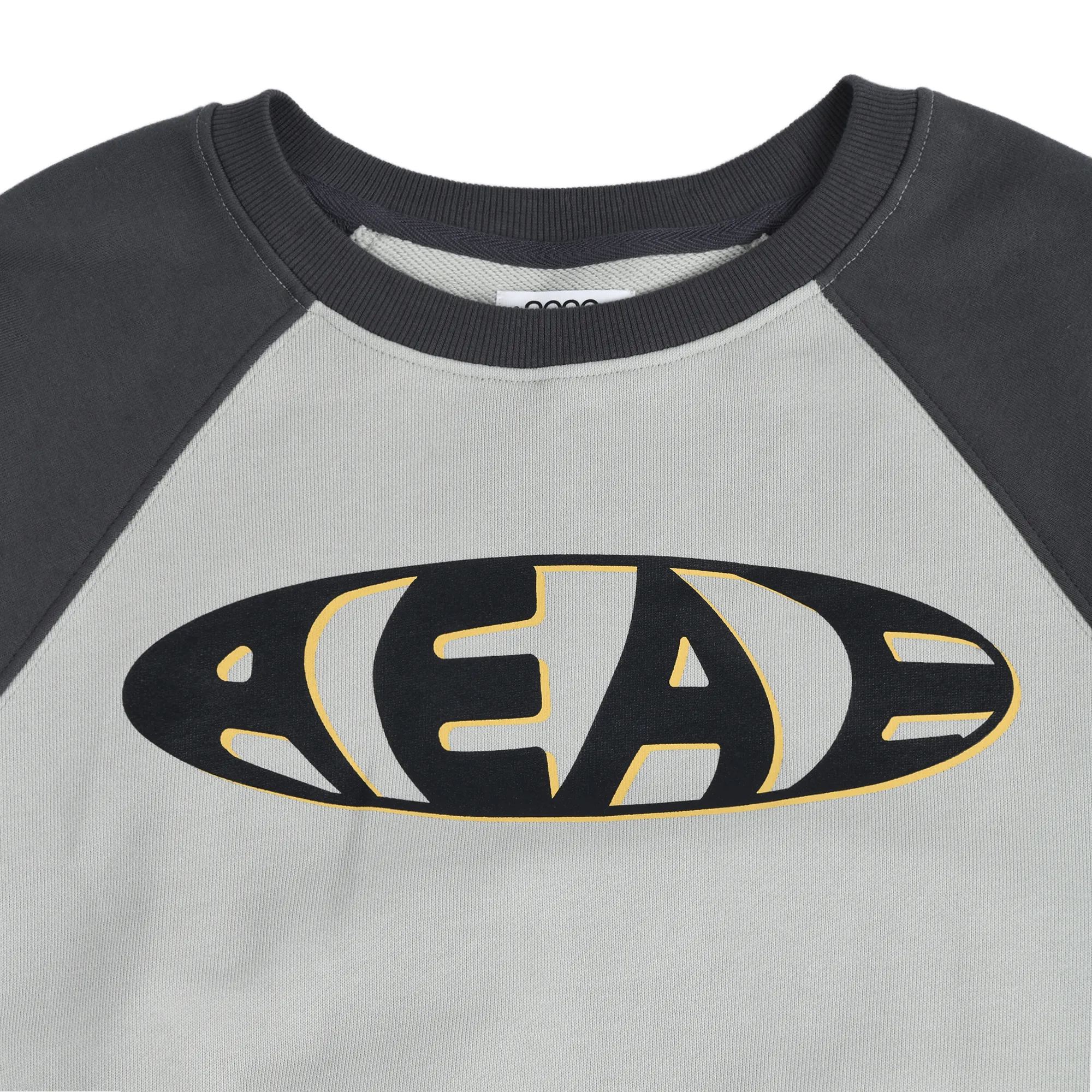 AEAE  |Unisex Street Style Bi-color Long Sleeves Logo