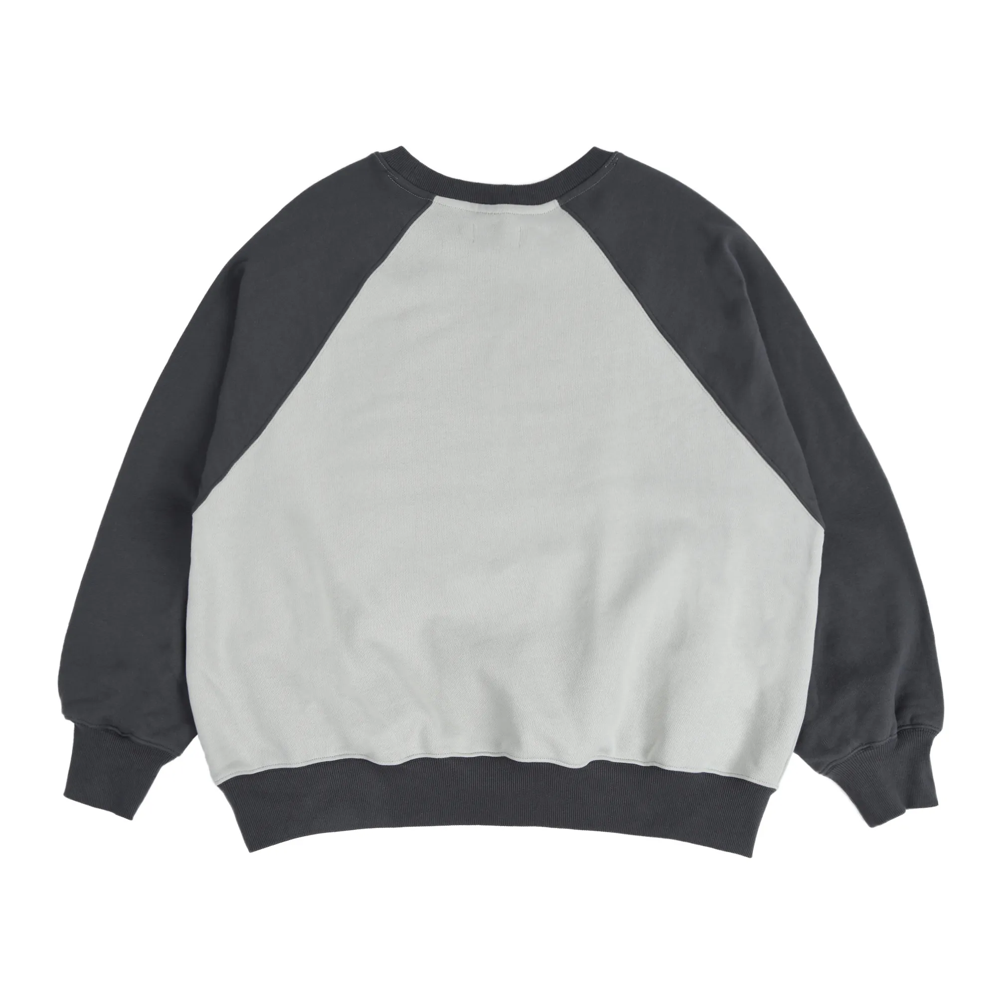 AEAE  |Unisex Street Style Bi-color Long Sleeves Logo