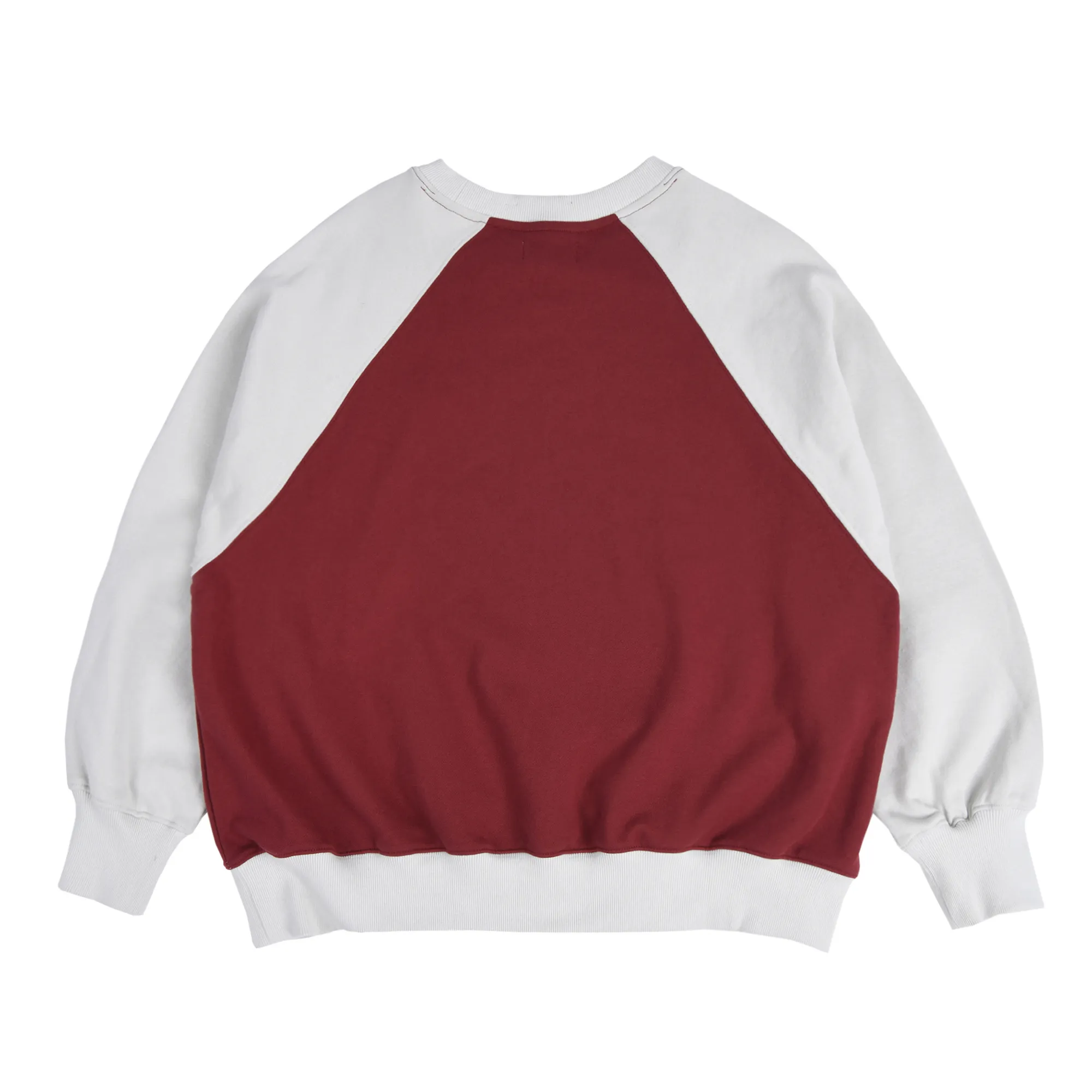 AEAE  |Unisex Street Style Bi-color Long Sleeves Logo