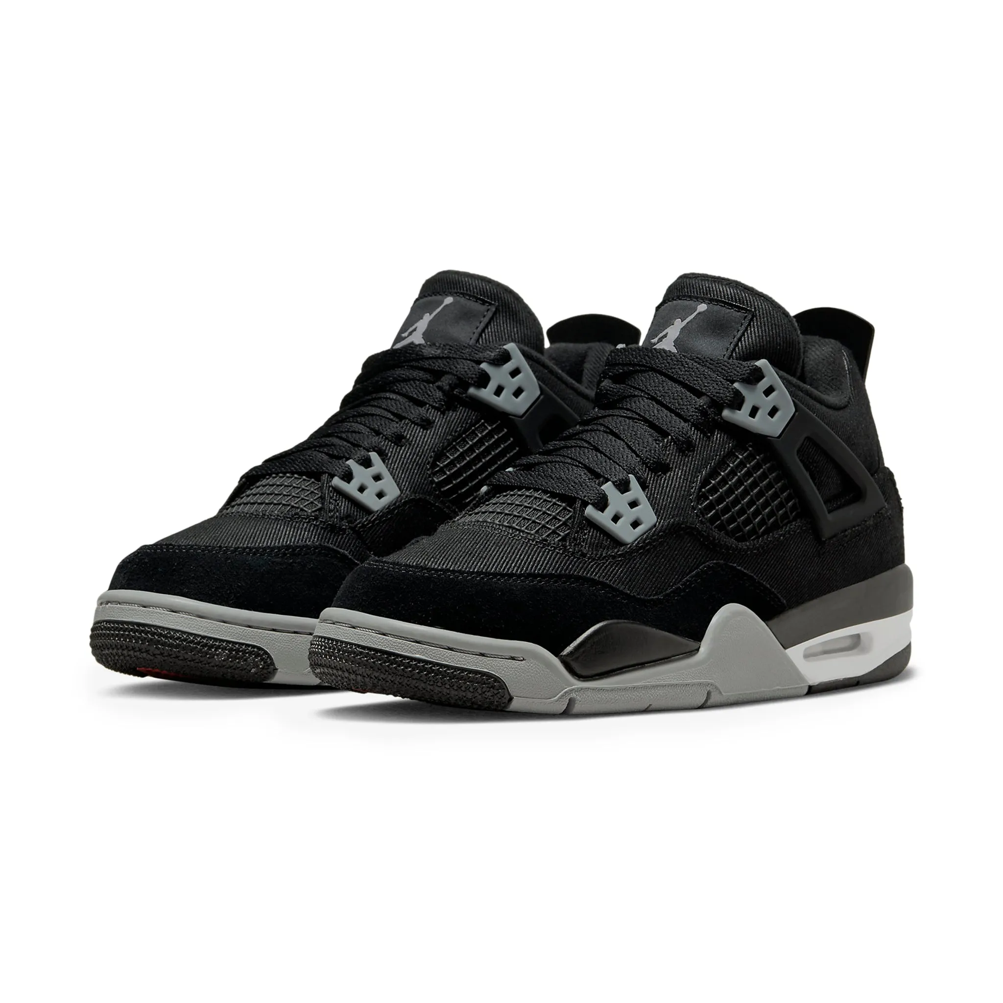 Air Jordan 4 Retro Black Canvas (GS)