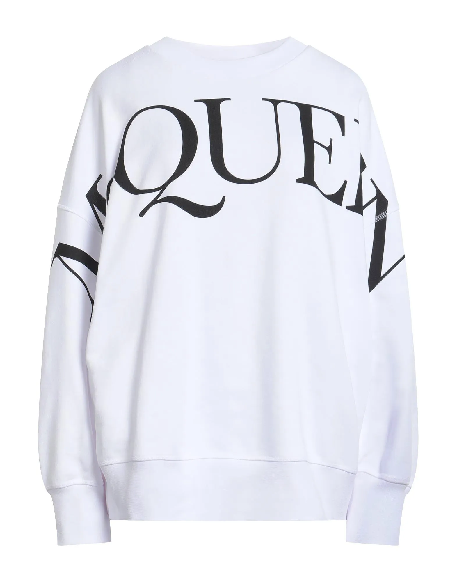 alexander mcqueen  |Crew Neck Street Style Long Sleeves Cotton Logo