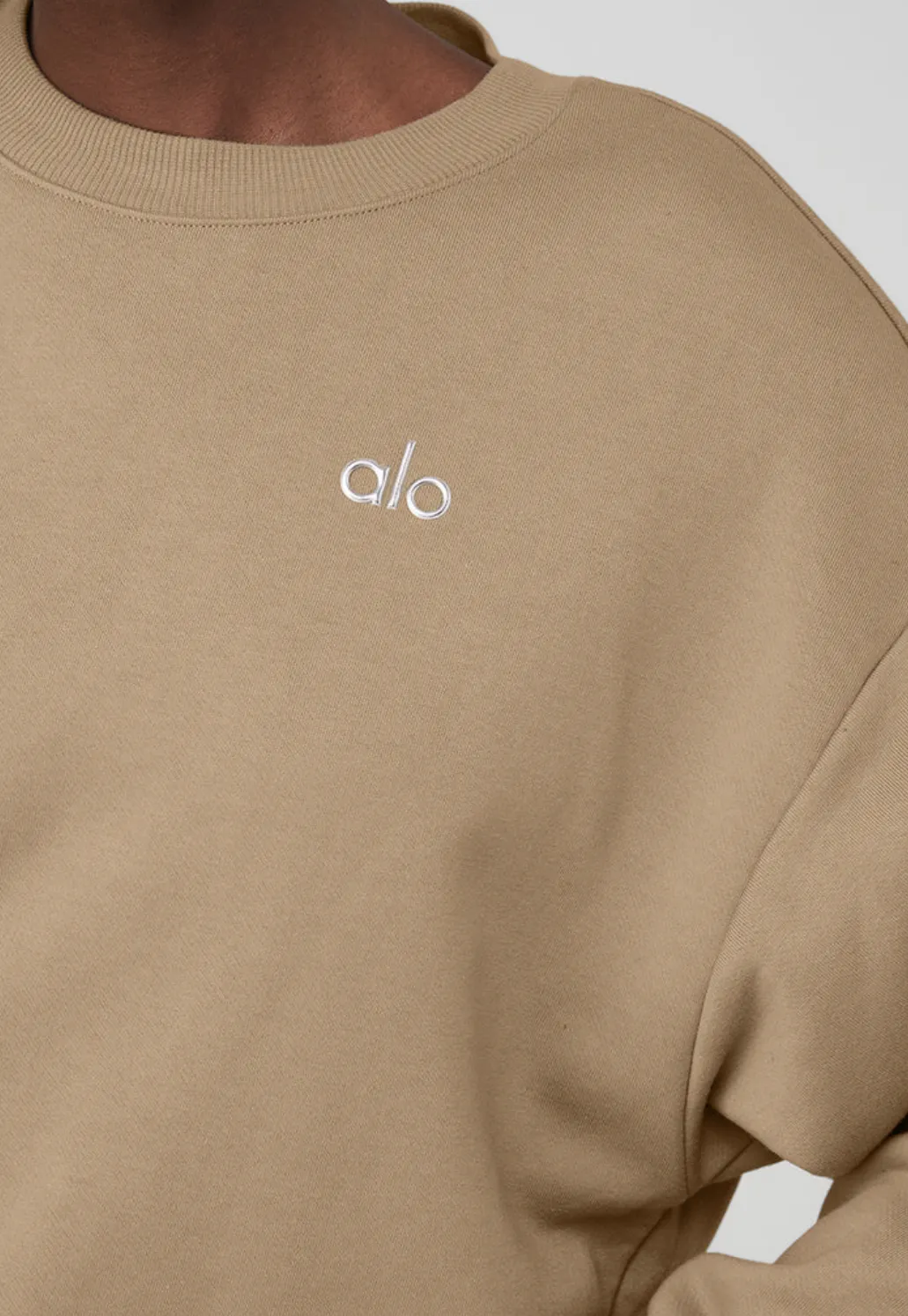 ALO Yoga  |Crew Neck Unisex Street Style Plain Logo