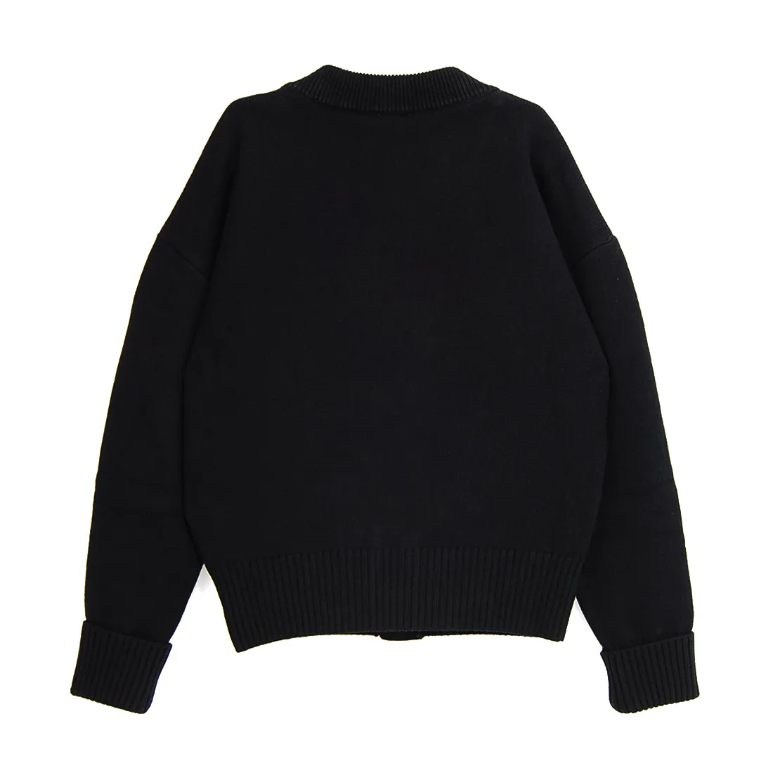 AMI PARIS  |Button-down Unisex Wool Street Style Oversized Logo