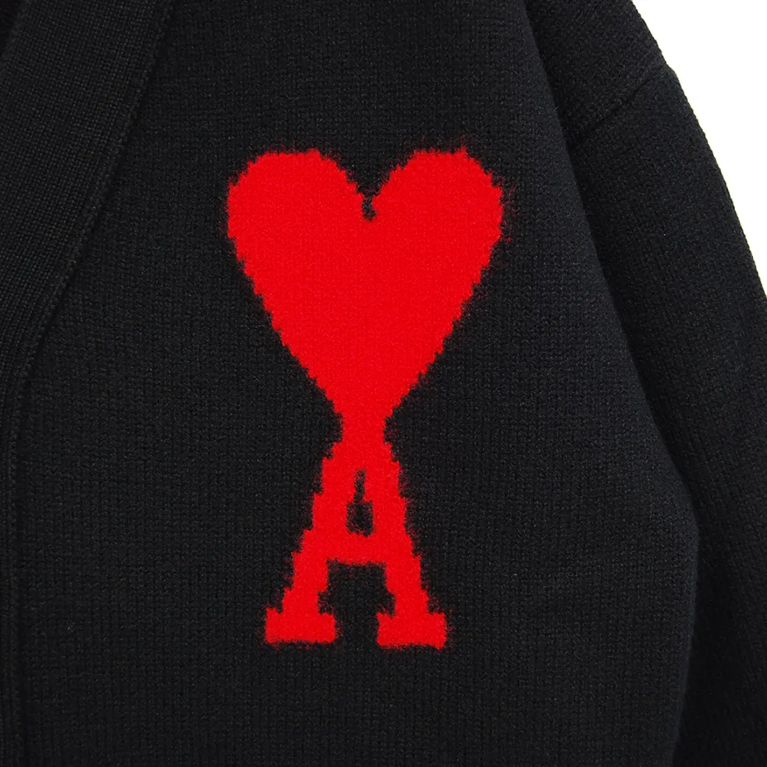 AMI PARIS  |Button-down Unisex Wool Street Style Oversized Logo