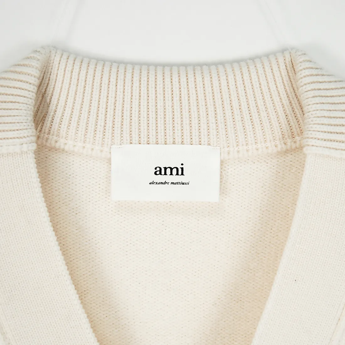 AMI PARIS  |Button-down Unisex Wool Street Style Oversized Logo