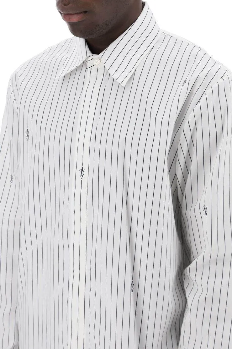 AMIRI  |Button-down Stripes Street Style Long Sleeves Cotton Shirts