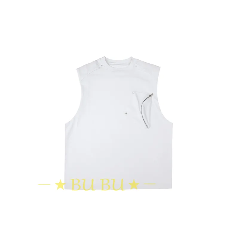 Argue Culture  |Crew Neck Unisex Blended Fabrics Sleeveless Street Style