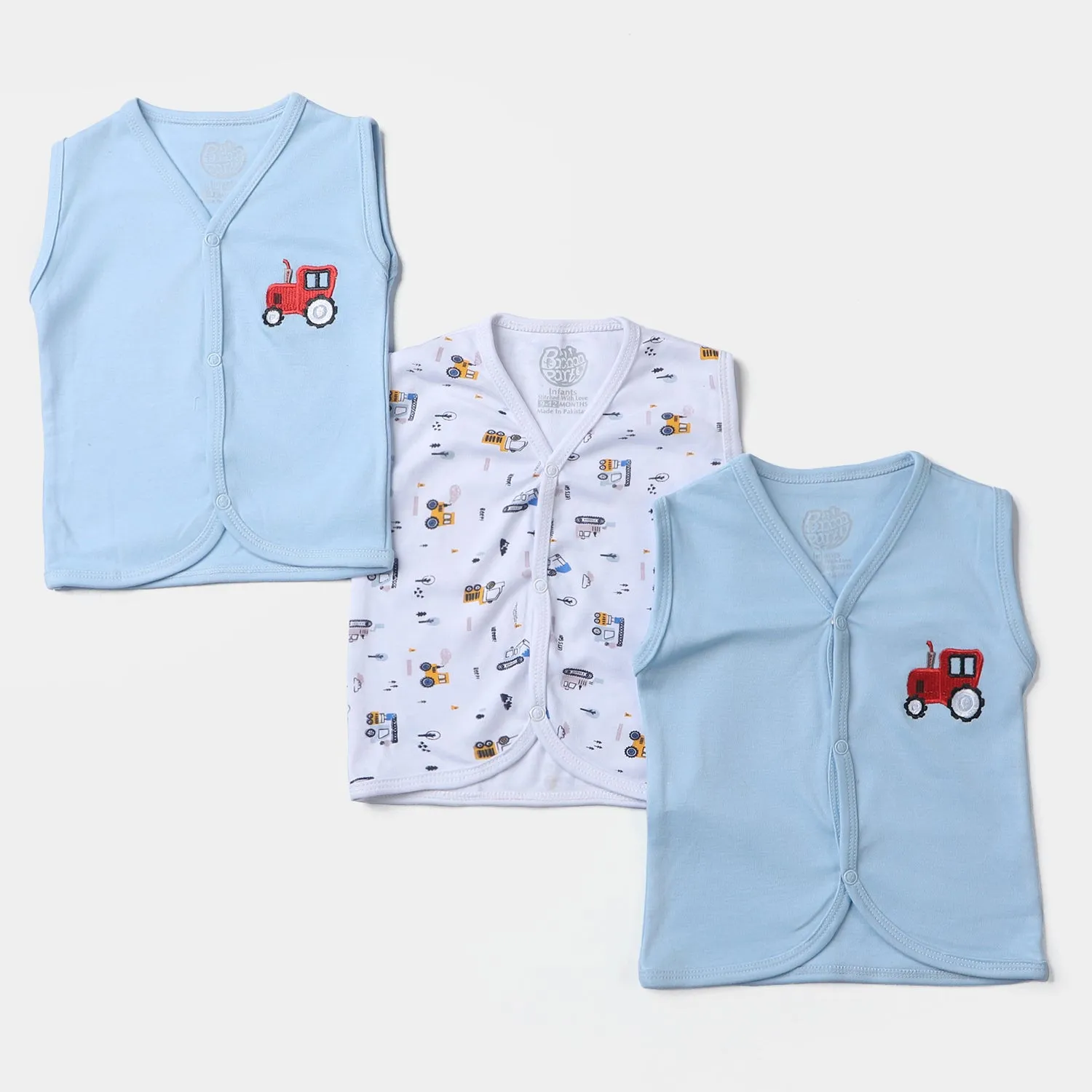 Baby Vest Pack Of 3 | 9-12M