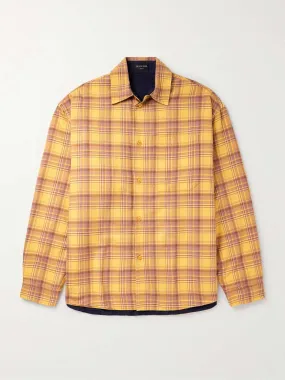 BALENCIAGA  |Button-down Gingham Glen Patterns Tartan