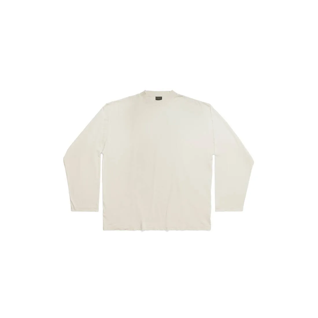 BALENCIAGA  |Unisex Street Style Long Sleeves Plain Cotton Oversized Logo