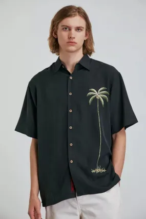 Bamboo Cay  |Button-down Unisex Street Style Short Sleeves Shirts