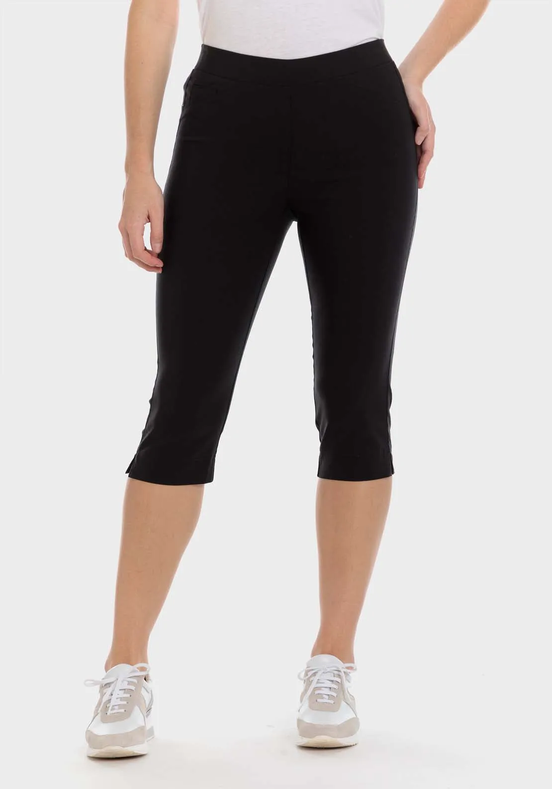 Bengaline Crop Trousers - Black