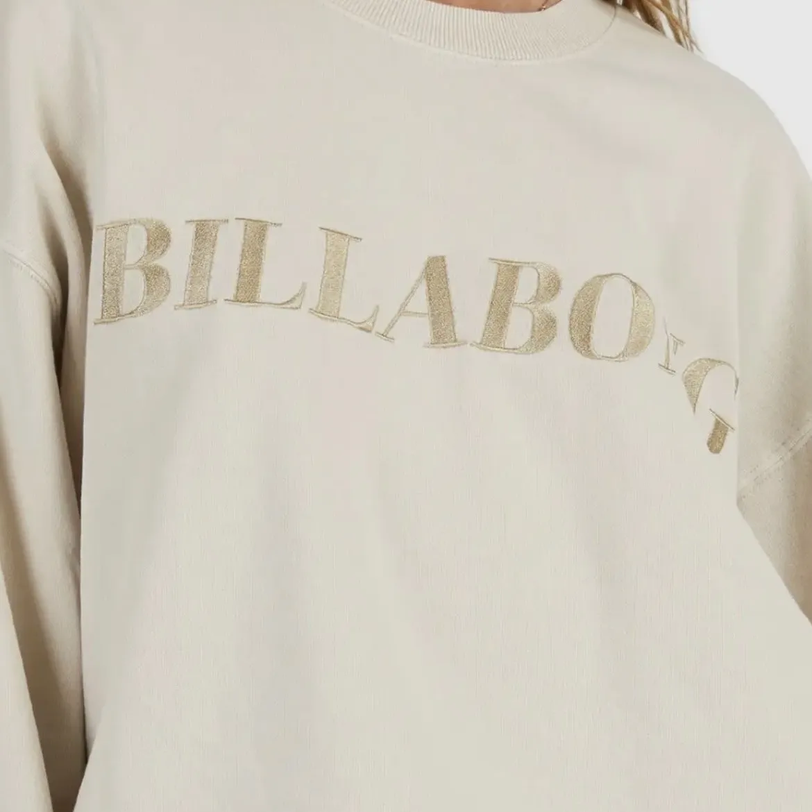 Billabong  |Crew Neck Sweat Street Style Long Sleeves Plain Logo