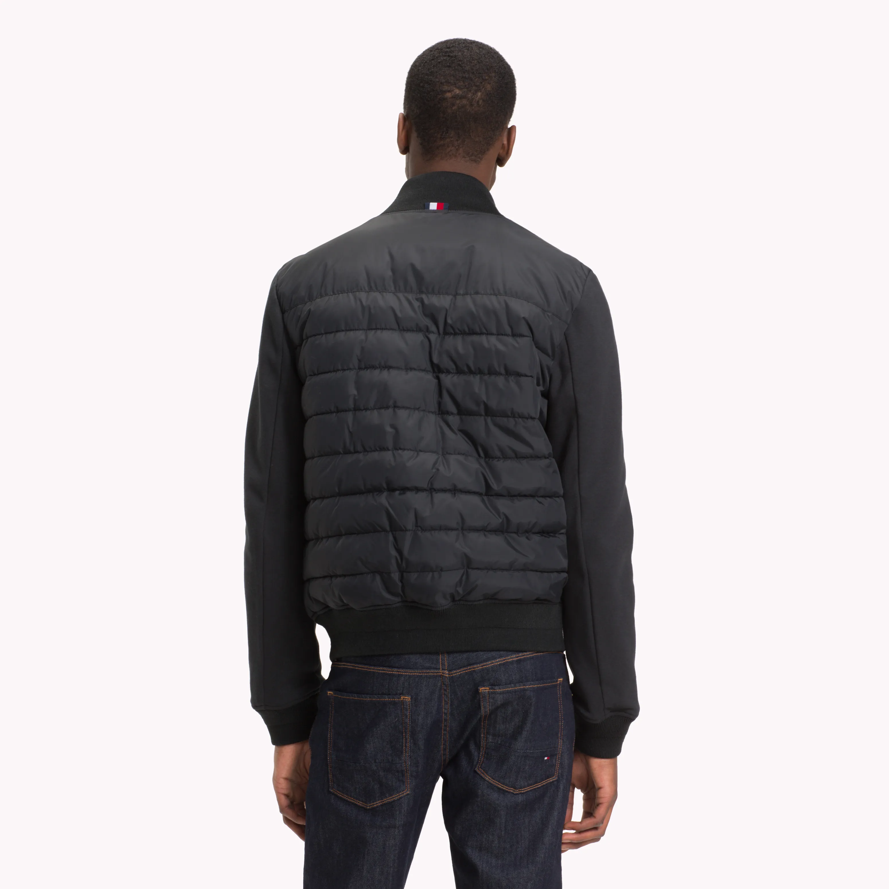 Black Quilted Bomber Jacket | Coats & Jackets | Tommy Hilfiger