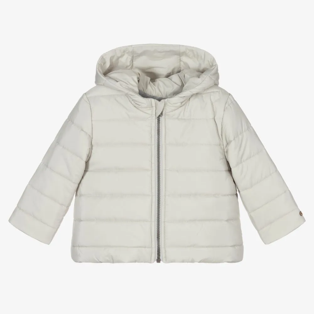 Boys Grey Puffer Jacket