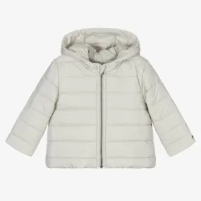 Boys Grey Puffer Jacket