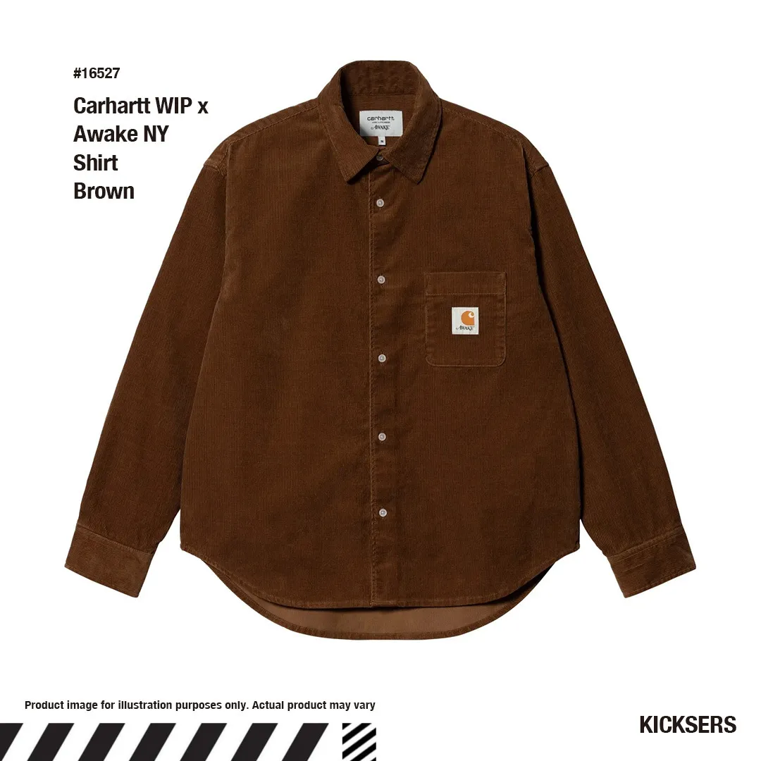 Carhartt  |Button-down Unisex Street Style Collaboration Long Sleeves