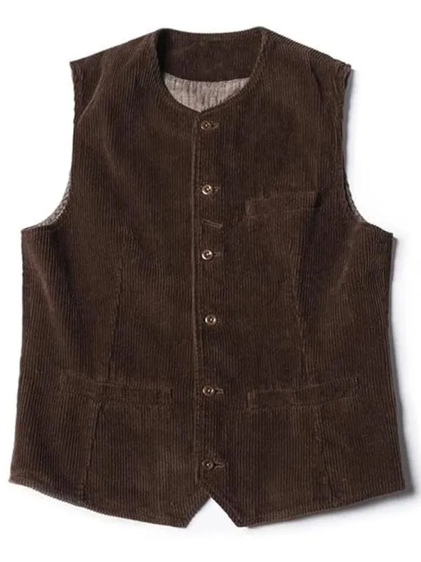 Casual Vest V-Neck Men Vests