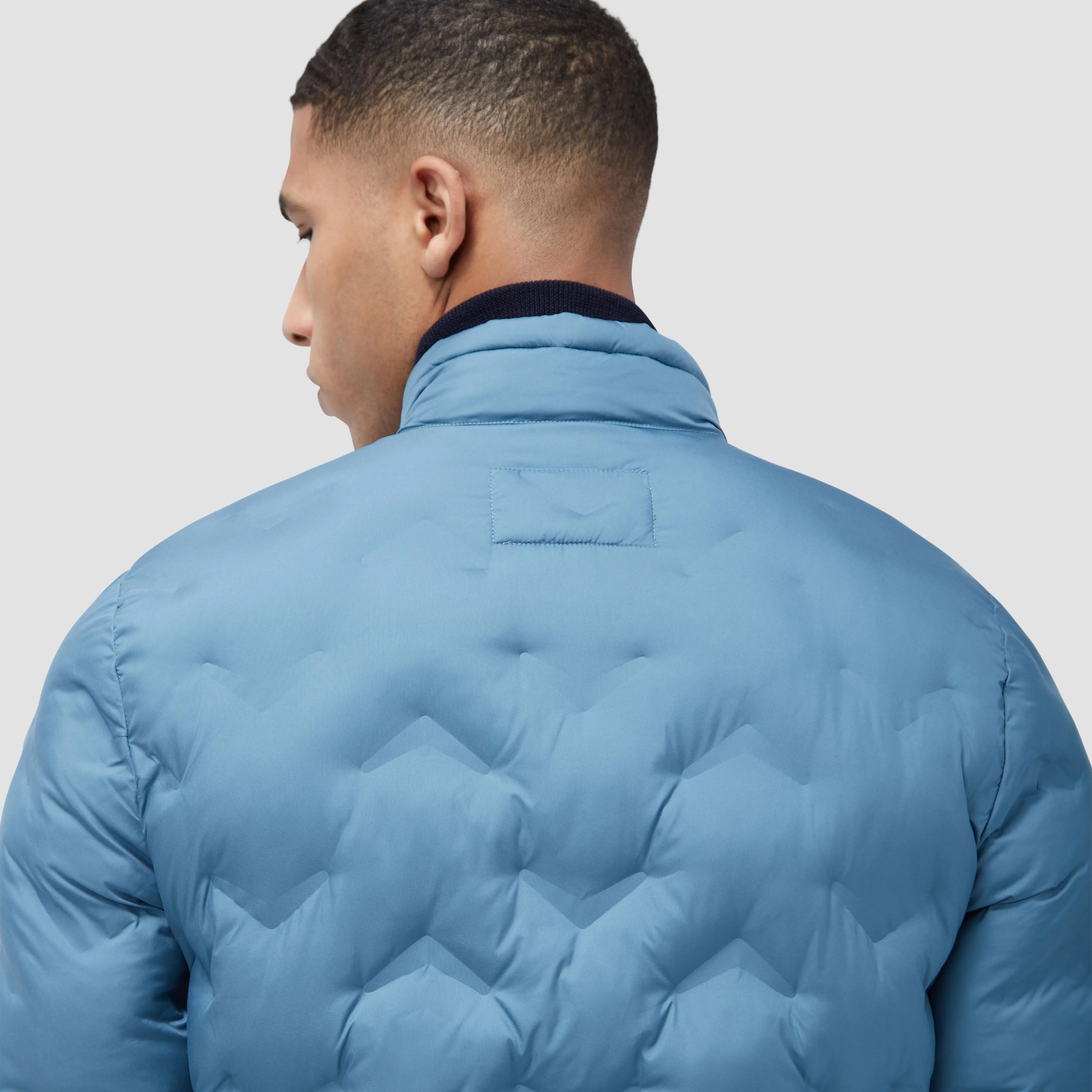 Chevron Quilted Puffer Jacket