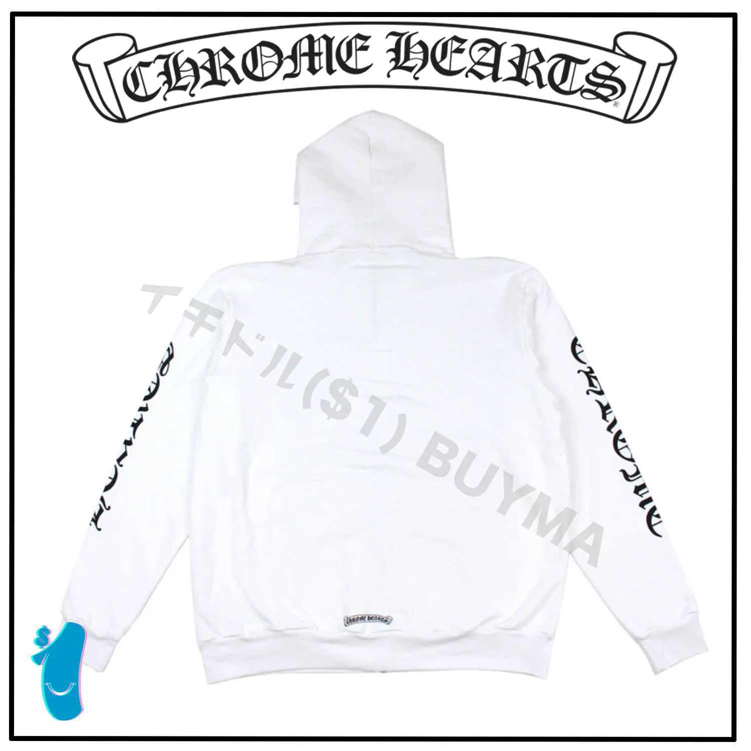 CHROME HEARTS  |Unisex Street Style Long Sleeves Plain Cotton Logo Hoodies