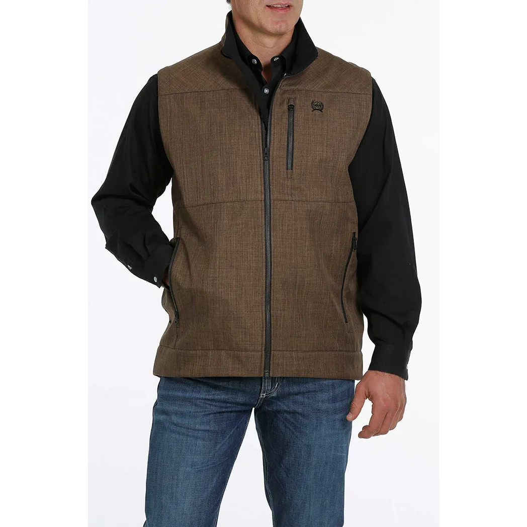 Cinch Men's Bonded Brown Concealed Carry Vest