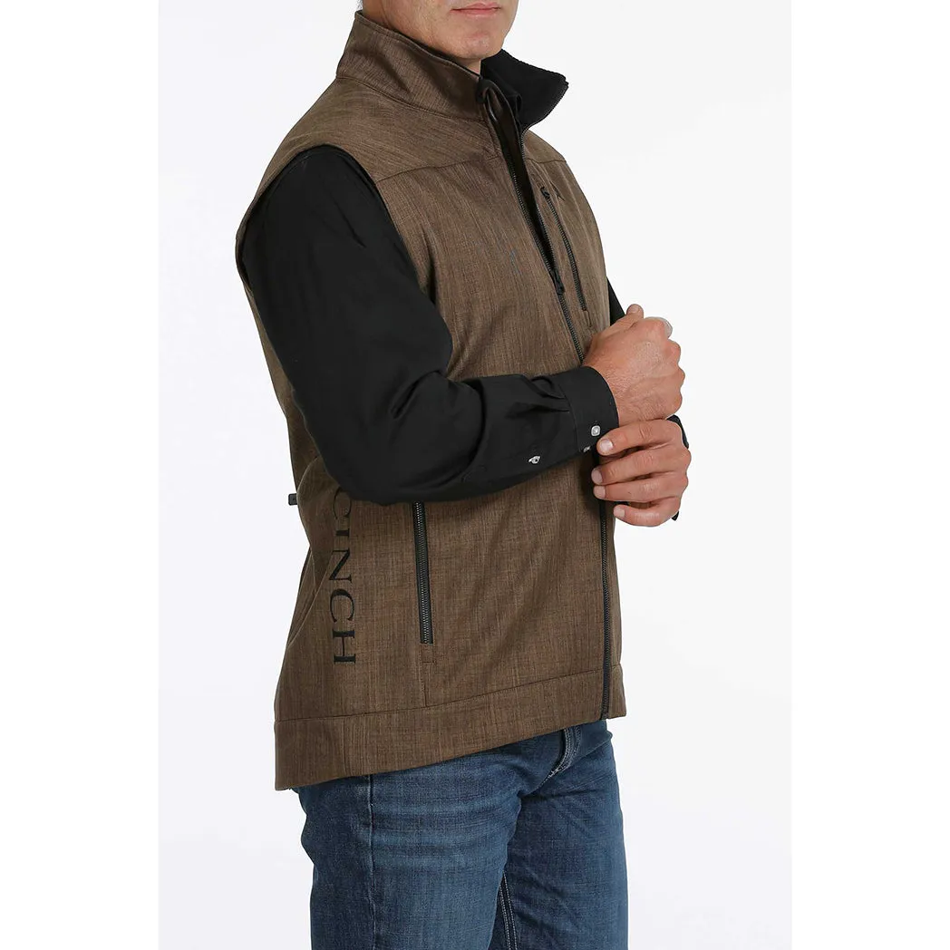 Cinch Men's Bonded Brown Concealed Carry Vest