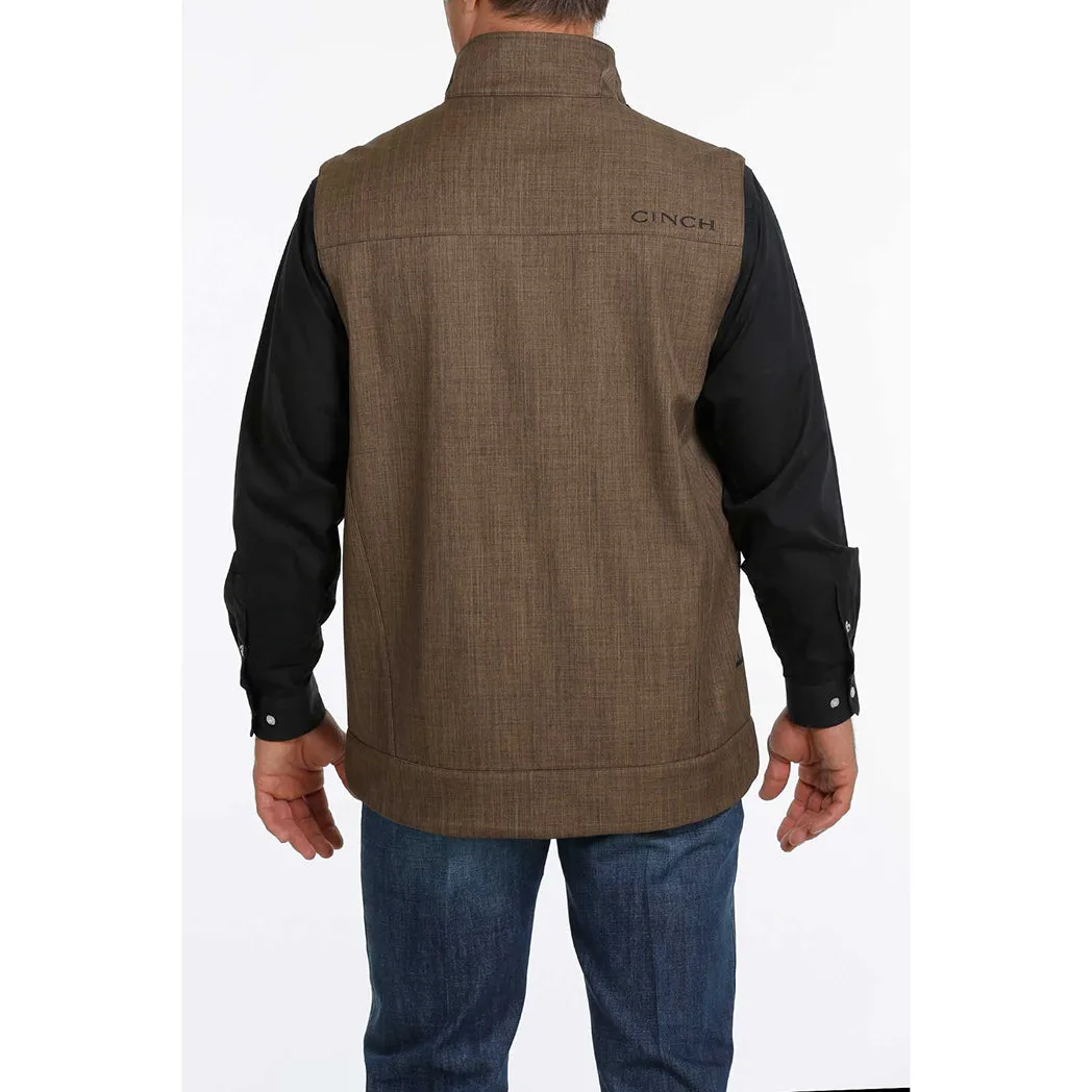 Cinch Men's Bonded Brown Concealed Carry Vest