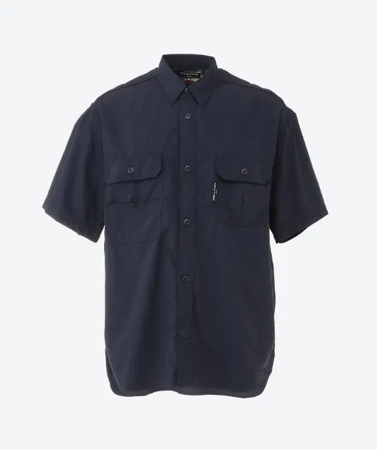 COMME des GARCONS  |Button-down Nylon Street Style Plain Short Sleeves Designers