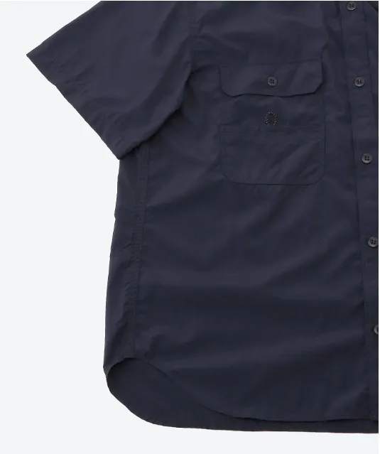 COMME des GARCONS  |Button-down Nylon Street Style Plain Short Sleeves Designers