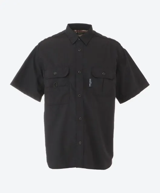 COMME des GARCONS  |Button-down Nylon Street Style Plain Short Sleeves Designers