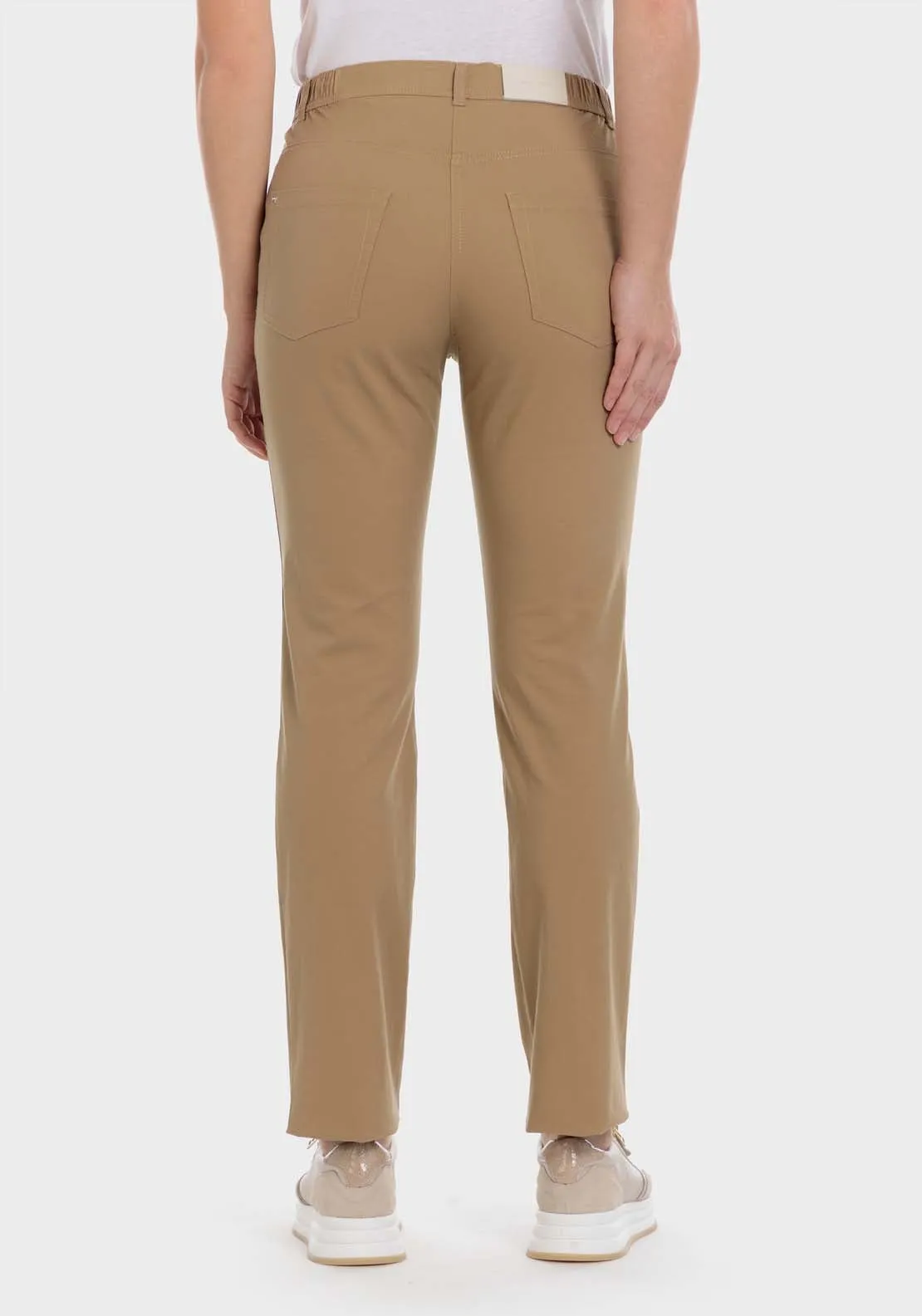 Cotton Trousers With Elastic