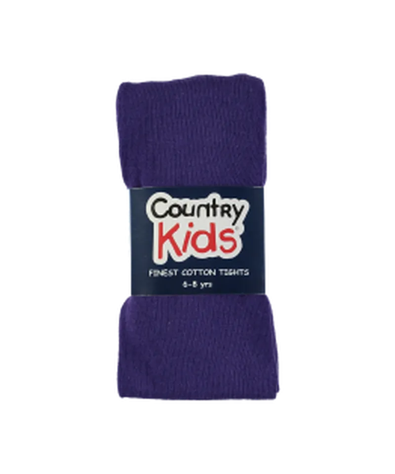 Country Kids Purple Tights