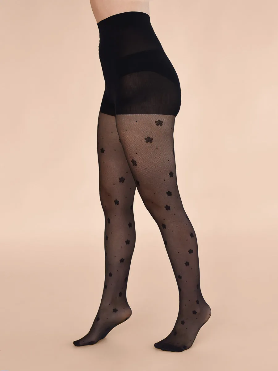 Daisies & Dots Print Tights