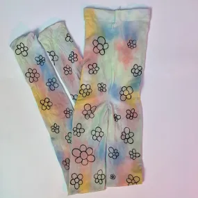 Daisy rainbow dyed tights