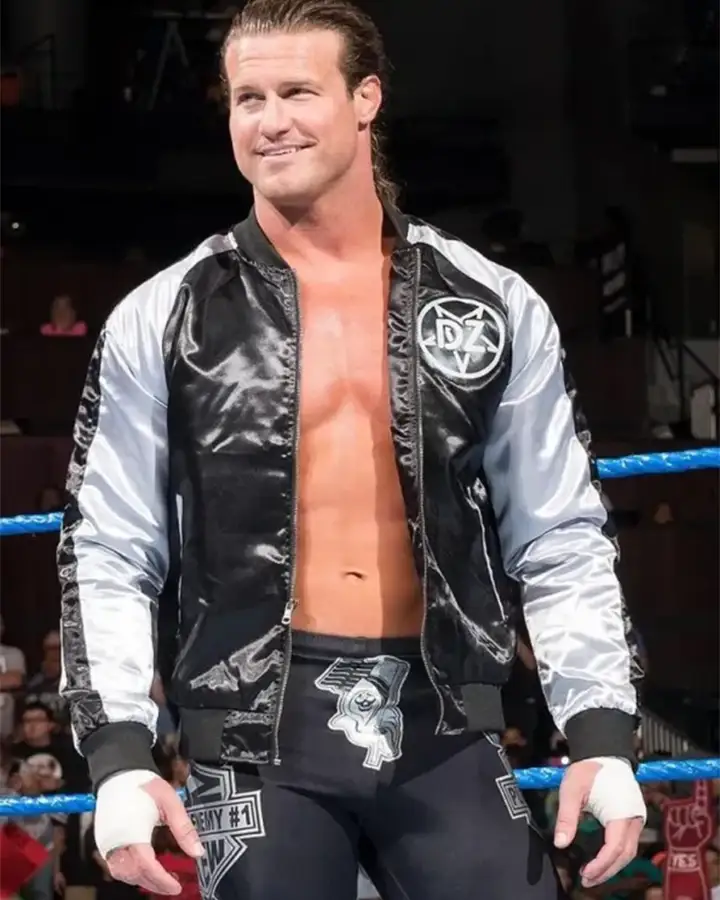 Dolph Ziggler Bomber Jacket - DZ Logo | William Jacket