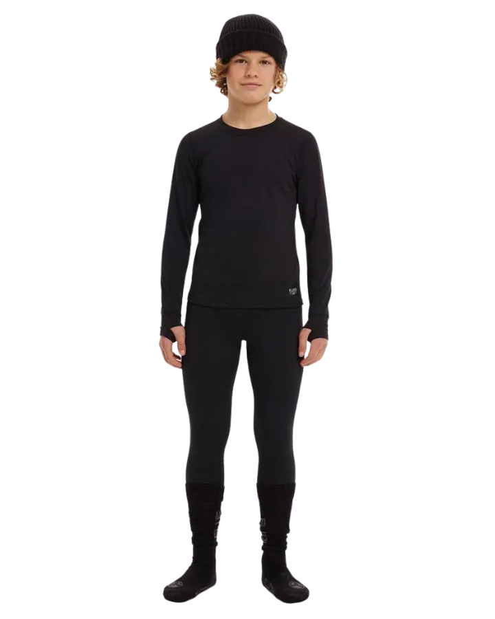 Elude Boys Crew Neck Top - True Black - 2023