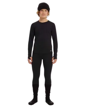 Elude Boys Crew Neck Top - True Black - 2023