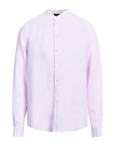 EMPORIO ARMANI  |Button-down Linen Street Style Long Sleeves Plain Shirts