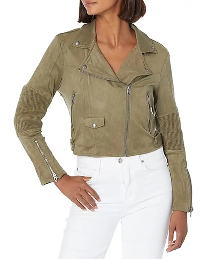 Faux Suede Moto Jacket - William Jacket