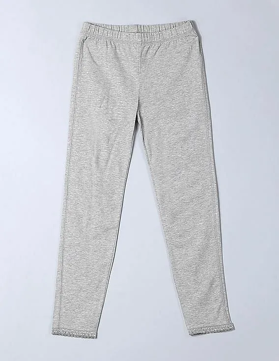 GAP Girls Grey Stretch Jersey Leggings