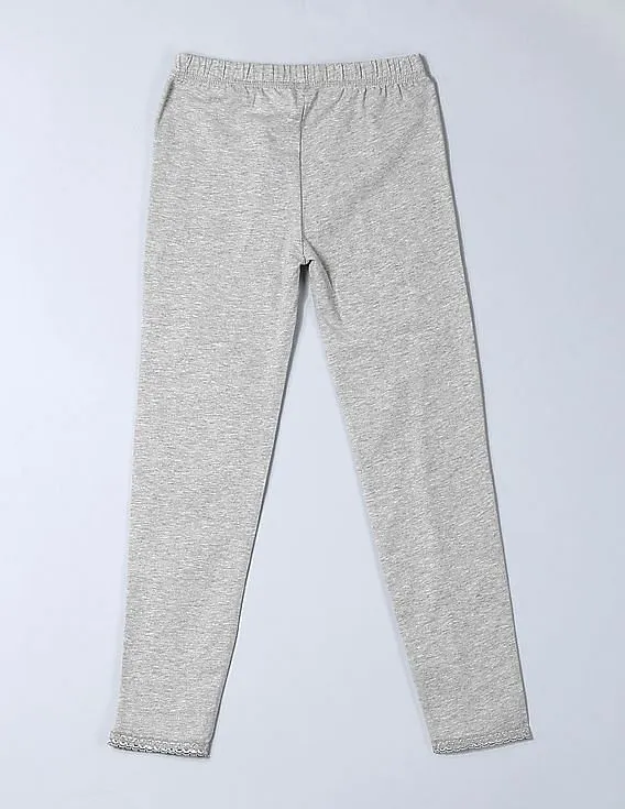 GAP Girls Grey Stretch Jersey Leggings